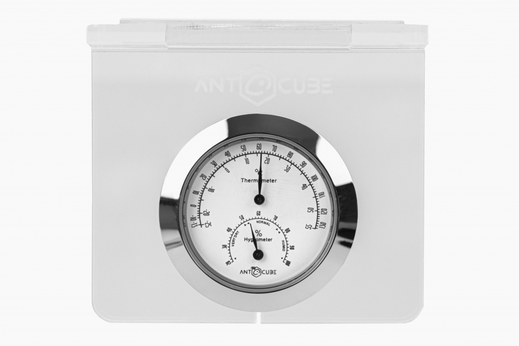 Thermo- hygrometer analogue - display - 43mm - hanging